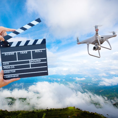 Atemberaubende Luftbilder und Luftvideos